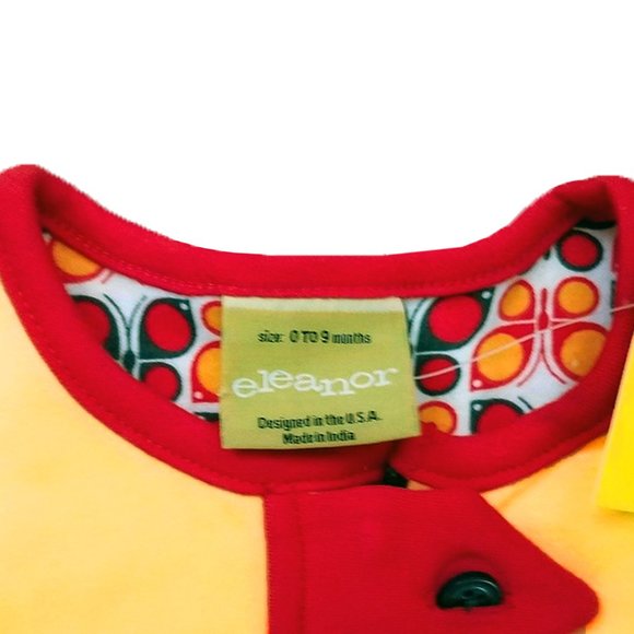 Eleanor by Kalencom Yellow Baby Sleeping Bag - 0-9 mos. Infant Fleece Sleep Sack - Picture 2 of 4